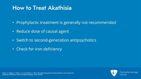 akathisia treatment best practices